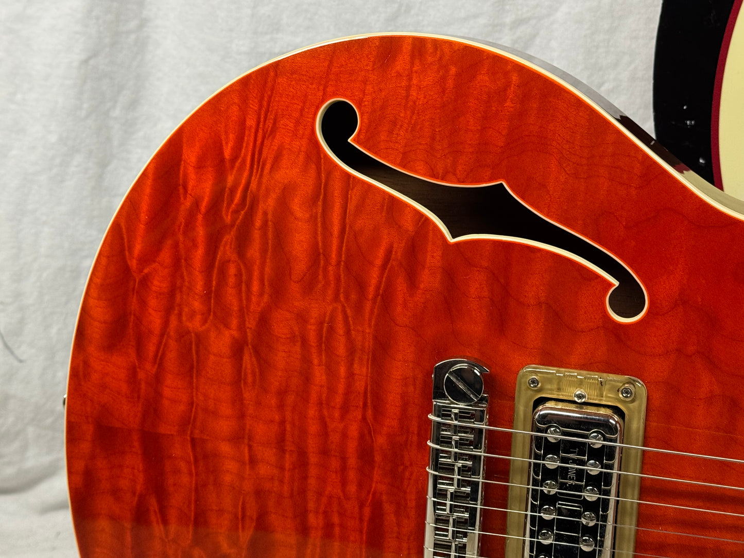 Koll Guitar Company Duo Glide Semi-Hollowbody Guitar with Case 2010 - Round Up Orange