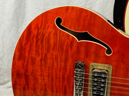 Koll Guitar Company Duo Glide Semi-Hollowbody Guitar with Case 2010 - Round Up Orange