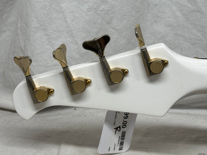 Alembic Elan 4-string Bass with Case - White (likely re-fin'd)