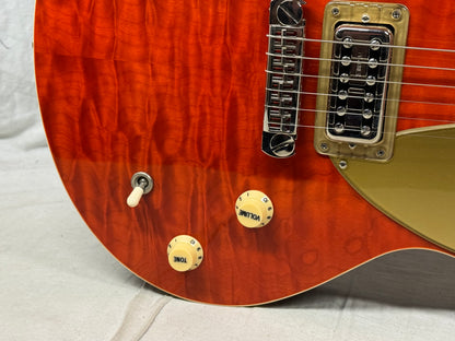 Koll Guitar Company Duo Glide Semi-Hollowbody Guitar with Case 2010 - Round Up Orange