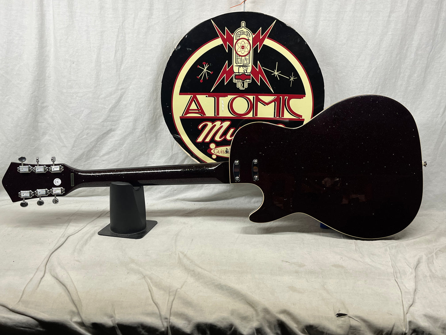 Silvertone Jupiter 1423 Redburst Reissue Singlecut Electric Guitar