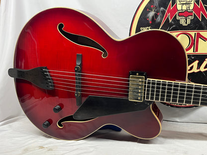Peerless Leela Arctop Hollow Body Electric Guitar with Hard Case