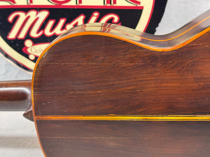 Unknown Builder Parlor Acoustic Guitar with Case late 1800s - early 1900s