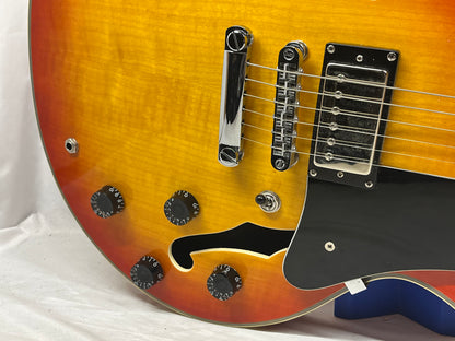 Michael Dolsey Designs Double Cutaway Semi-Hollow Body Electric Guitar