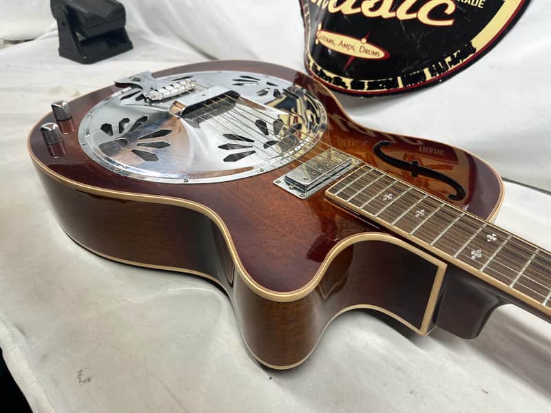 Mitchell RR200CE Roundneck Acoustic Electric Resonator Guitar - Image 16