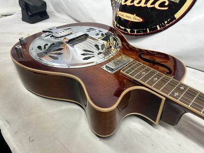 Mitchell RR200CE Roundneck Acoustic Electric Resonator Guitar - Image 16