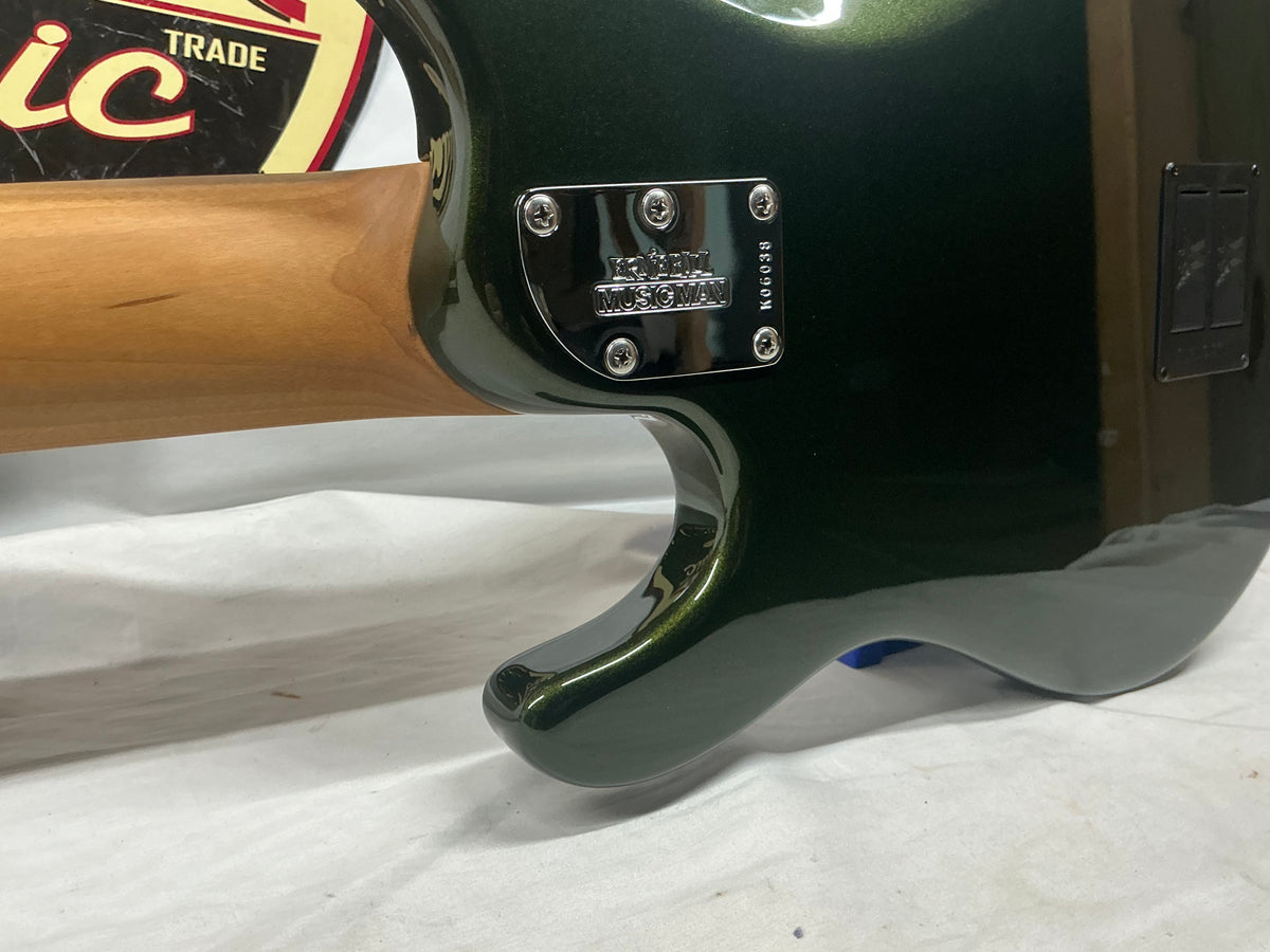 Ernie Ball Music Man StingRay sting ray 5H Bass with Soft Case - Fallout Green