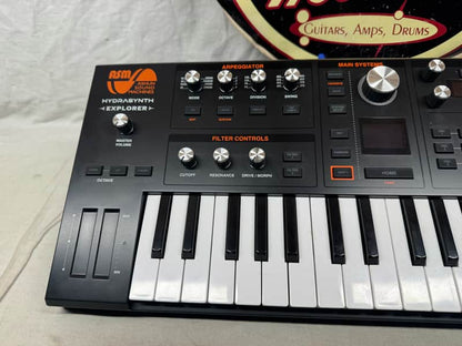 ASM Ashun Sound Machines Hydrasynth Explorer Synthesizer Keyboard with Power Supply - Image 3