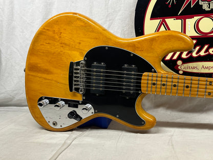 Music Man StingRay I Double Cutaway Electric Guitar with Hard Case - Natural