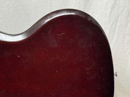 Gibson SG Junior jr Guitar with Chipboard Case 1967 - Dark Cherry