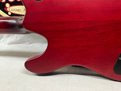 Squier Master Series Chambered Telecaster Electric Guitar 2005 - Crimson Red Transparent