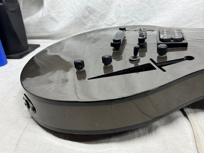 B.C. Rich bc The Dagger Semi-Hollowbody Guitar - Gun Metal Gray