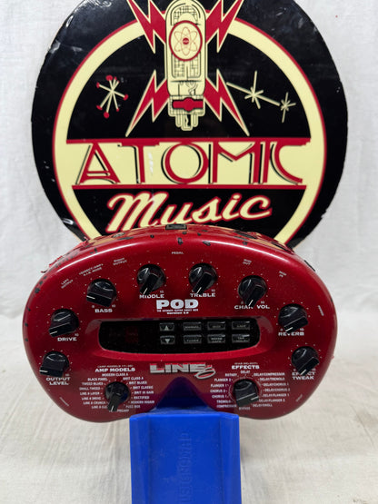 Line 6 POD Version 2.0 Amp Modeler Multi-Effects Module with Power Supply