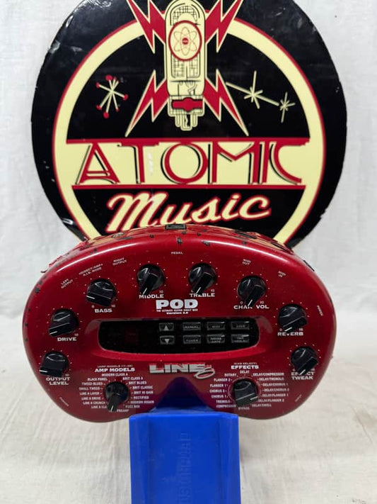 Line 6 POD Version 2.0 Amp Modeler Multi-Effects Module with Power Supply