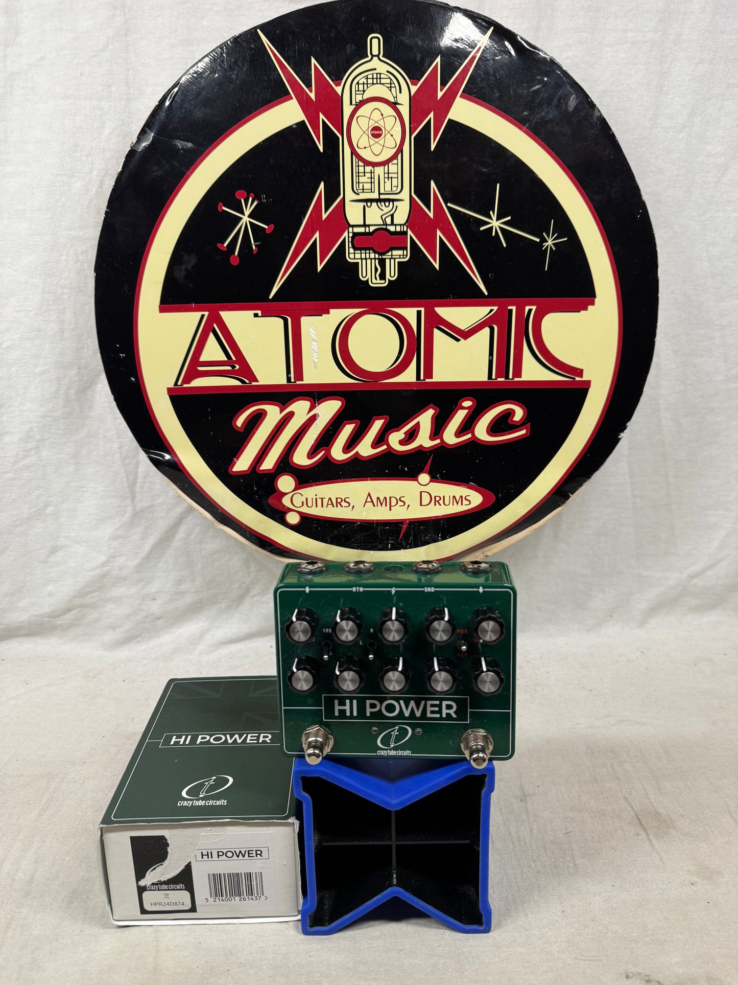 Crazy Tube Circuits Hi Power Overdrive Pedal with Box