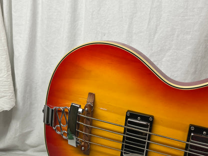 Musicvox Spaceranger Electric 4-String Bass - Sunburst