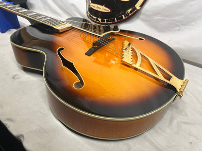 D'Angelico Excel EXL-1 Singlecut Archtop Hollow Body Electric Guitar with Case