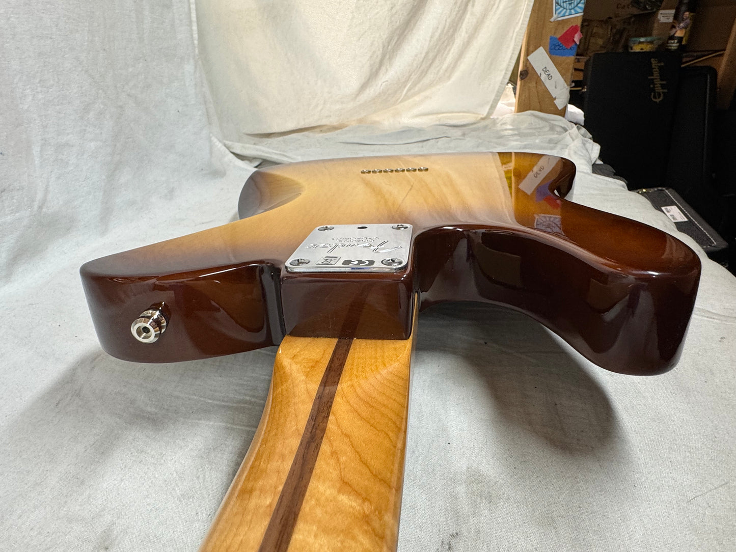 Fender 2016 Limited Special Edition American Standard Telecaster Figured Neck Guitar with Case 2015 - Cognac Burst / Rosewood fingerboard