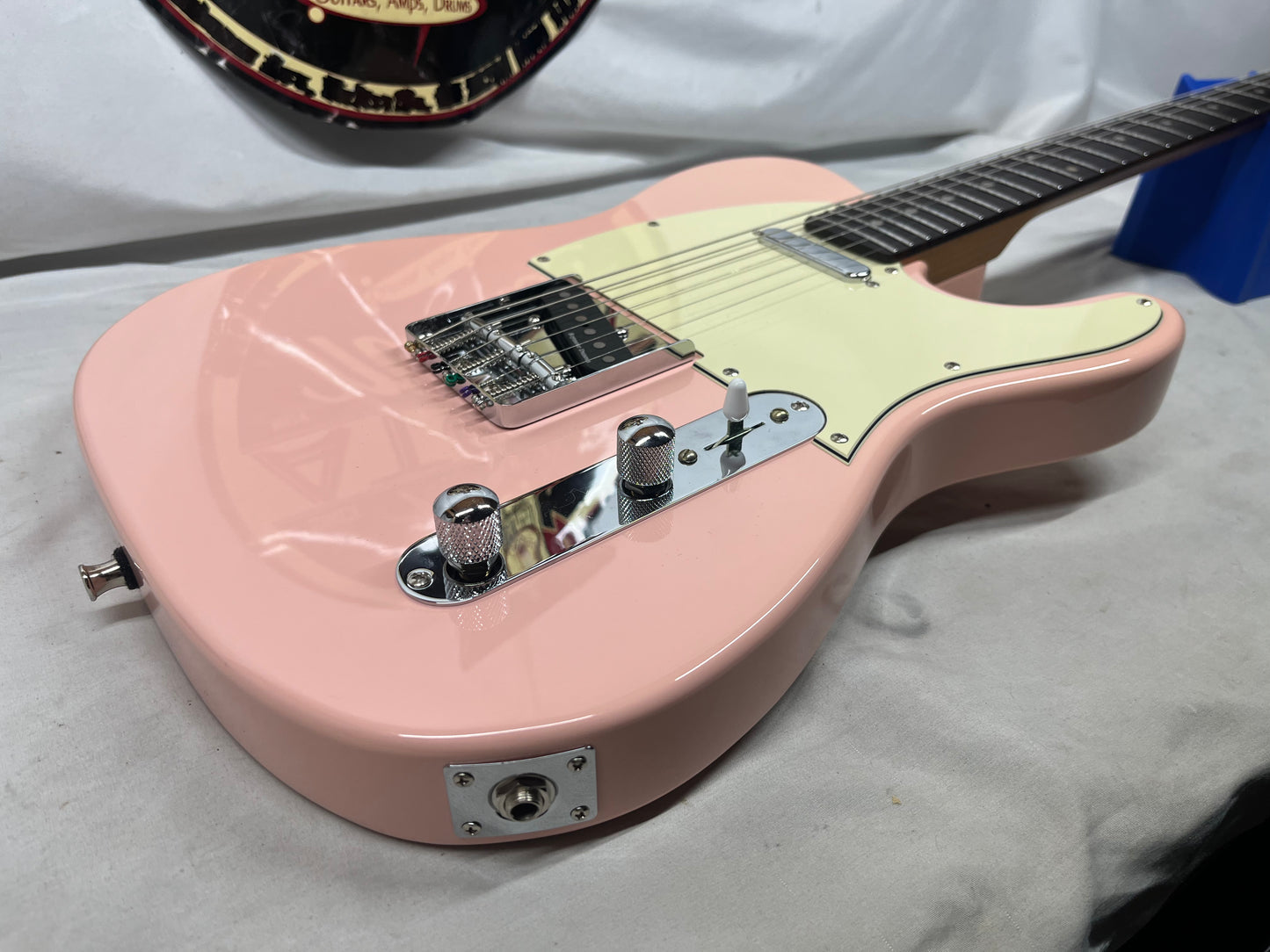 Jet Guitars JT-300 Singlecut T-Style Electric Guitar - Shell Pink
