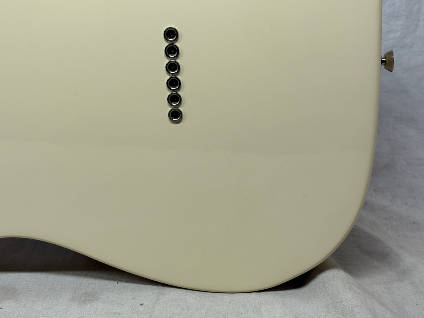 Fender Limited Edition American Standard Telecaster with Matching Headstock Guitar + Case 2016 - Olympic White / Rosewood fingerboard