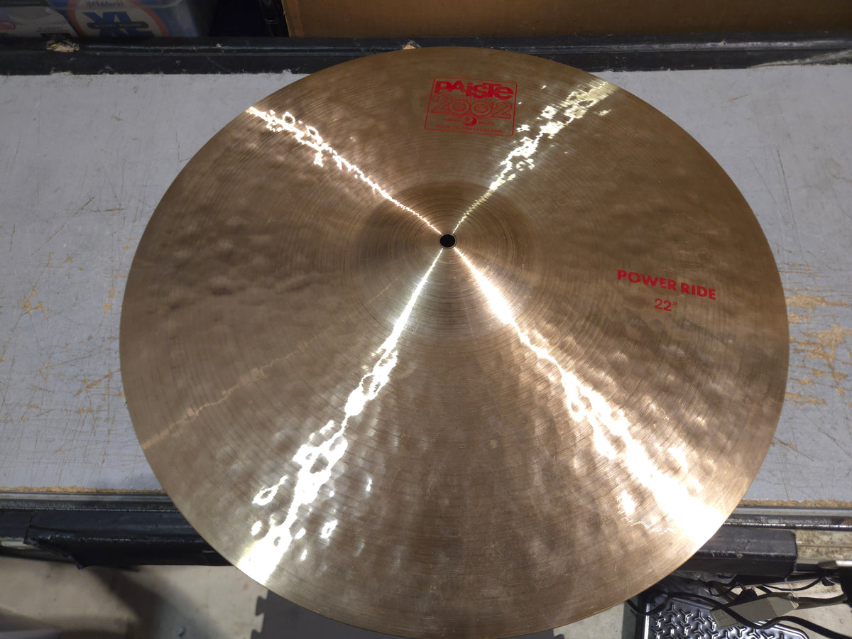 Paiste 22" 2002 Power Ride Cymbal 1980 - Present - Traditional