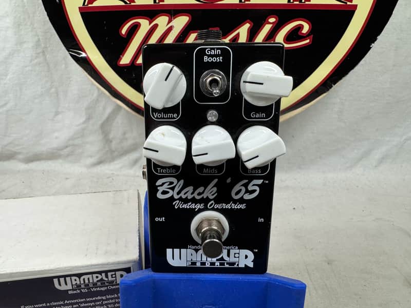 Wampler Black '65 Vintage Overdrive Pedal with Box - Image 2