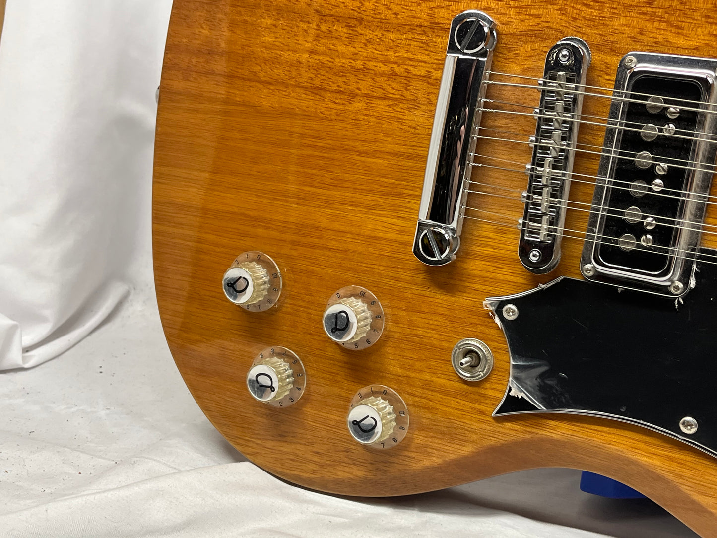DeArmond S-73 12-String Doublecut Electric Guitar - Natural