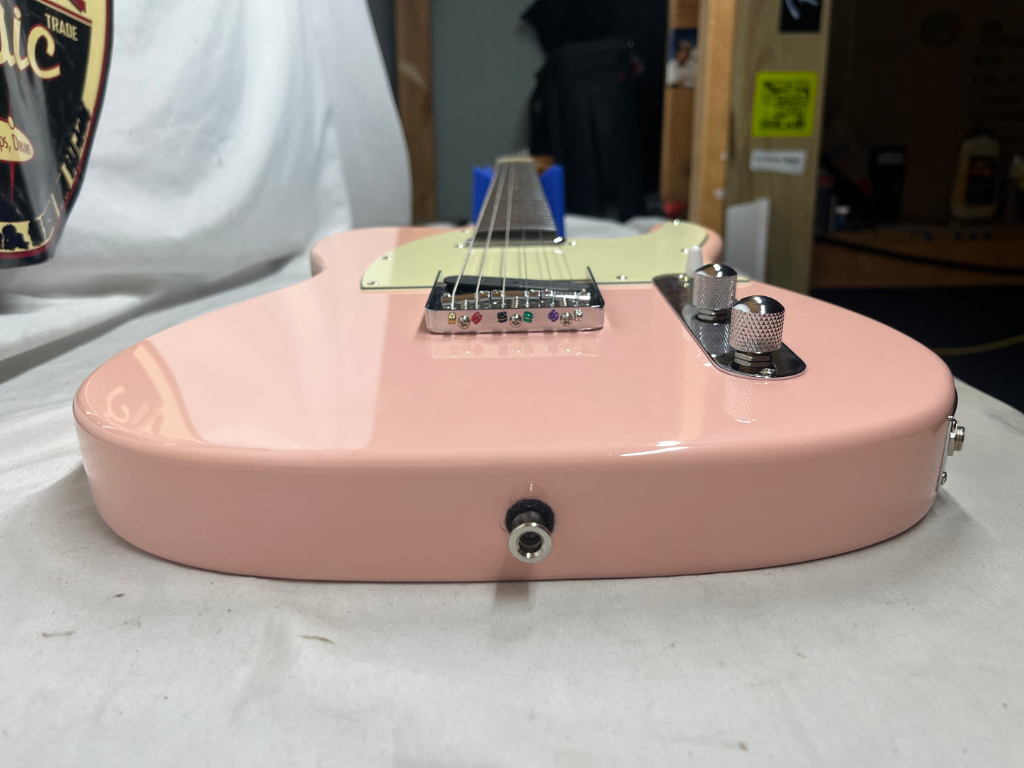 Jet Guitars JT-300 Singlecut T-Style Electric Guitar - Shell Pink