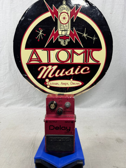 Boss DM-2 dm2 Delay Pedal - missing 1 knob - MIJ Made In Japan / ACA 12-volt power 1982
