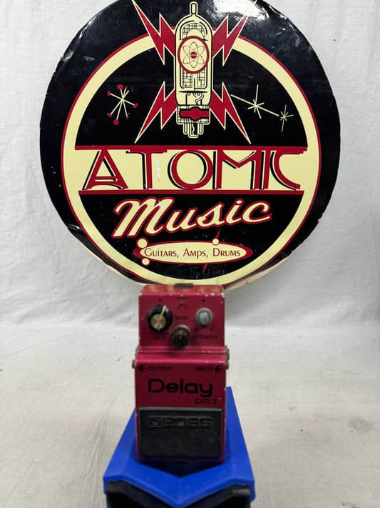 Boss DM-2 dm2 Delay Pedal - missing 1 knob - MIJ Made In Japan / ACA 12-volt power