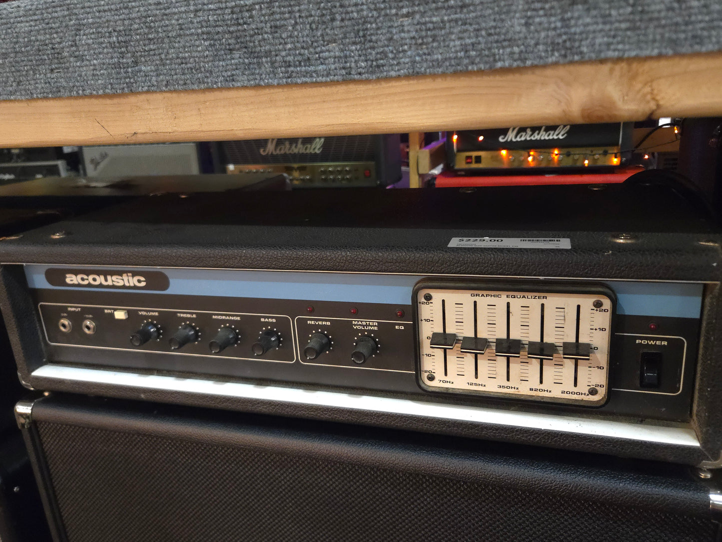 Acoustic Model 230 Amp Head 1977-1984 - Local Pickup Only