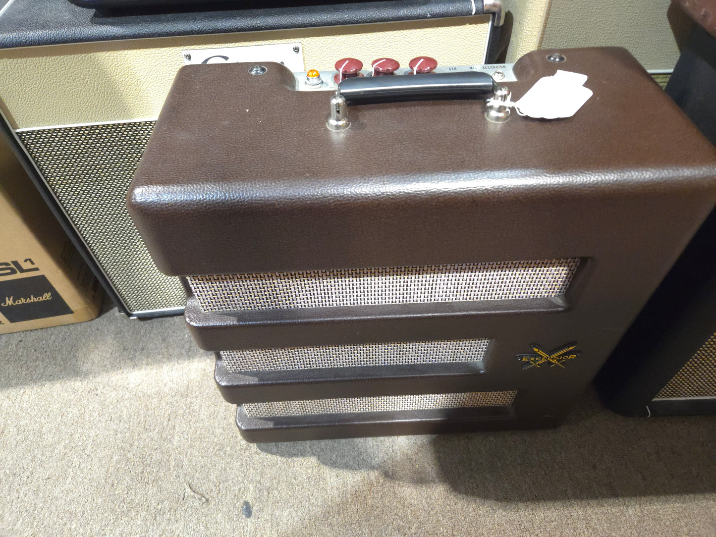 Fender Excelsior Pawn Shop Series 13-Watt 1x15" Guitar Combo 2012 - 2013 - Brown - Local Pickup Only