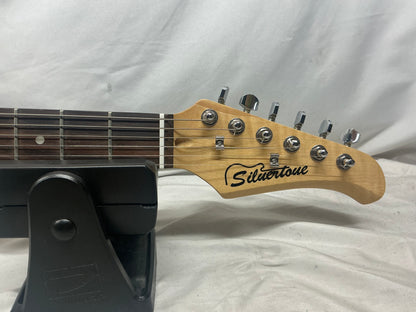 Silvertone Black S-Style Guitar - Sunburst