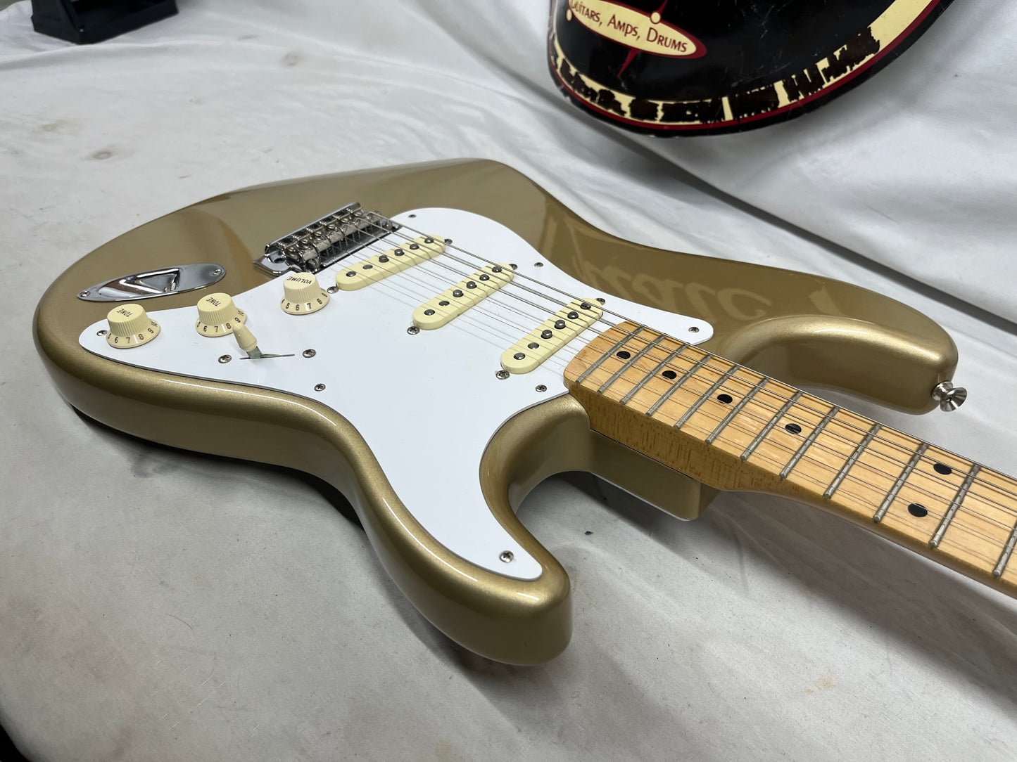 Fender Classic Player '50s Stratocaster Strat Electric Guitar MIM - Made in Mexico - Shoreline Gold