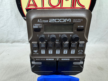Zoom A1 Four Acoustic Instrument Multi-Effects Processor Pedal