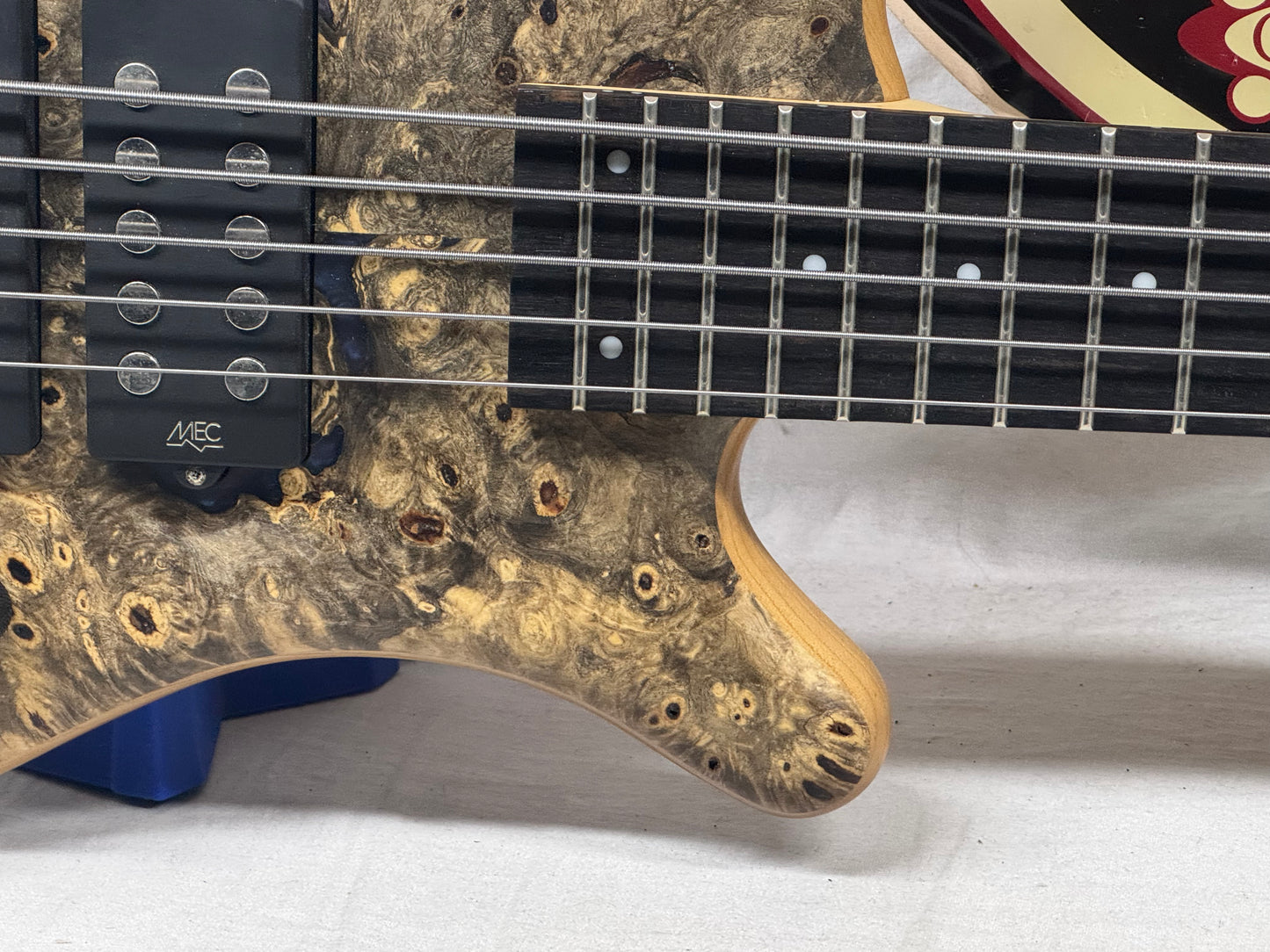 Warwick Limited Edition #39 of 100 Teambuilt Corvette $$ Double Buck 5-String Bass 2019 - Natural Transparent Satin Multicolor