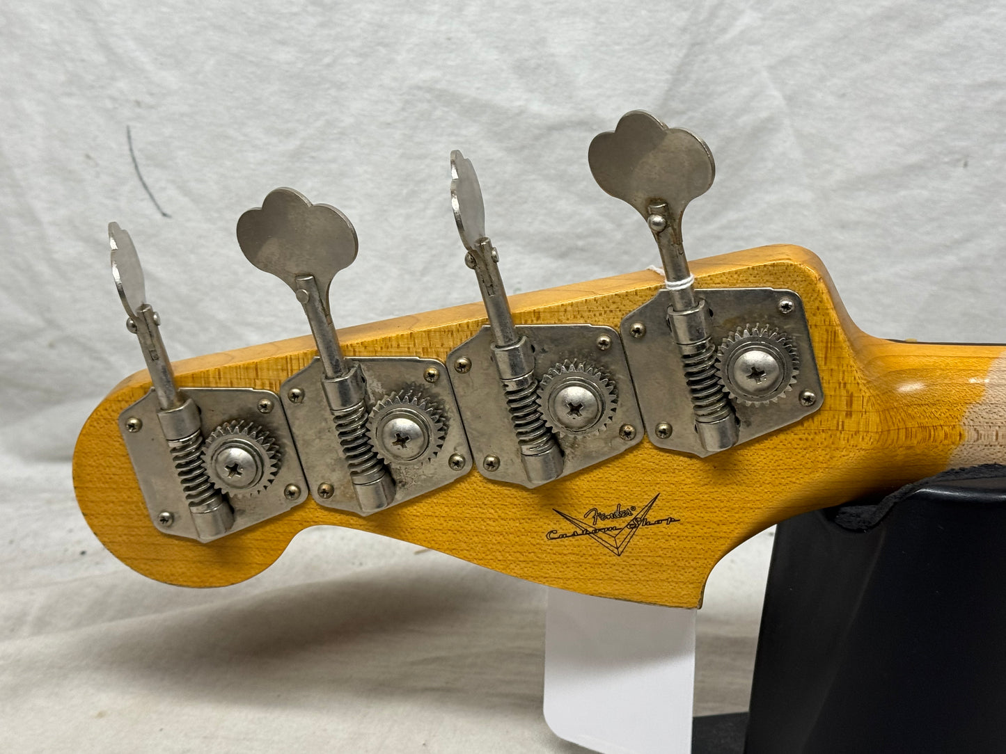 Fender USA Custom Shop '63 1963 P Bass HVR RW 4-string Precision Bass with COA + Case 2023 - Heavy Relic'd Black / Rosewood fingerboard