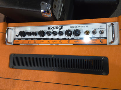 Orange Rockerverb 50 2-Channel 50-Watt 2x12" Guitar Combo 2004 - 2009 - Orange -  Local Pickup Only