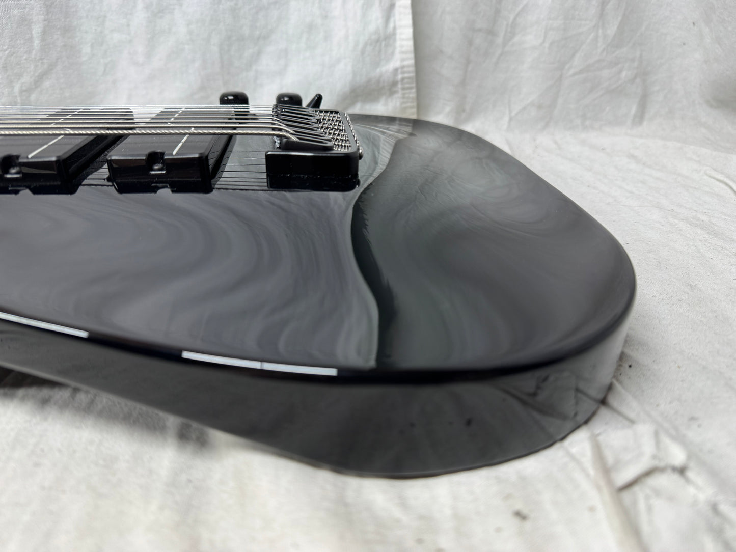 ESP Signature Series ESTEFB8 BLKFI STEF B-8 Stephen Carpenter (Deftones) Baritone 8-string Guitar with COA + Case - MIJ Made In Japan 2025 - Black
