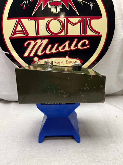Electro-Harmonix Sovtek Green Russian Small Stone Phaser Phase Shifter phasor Pedal - large chassis - missing 1 knob + battery cover