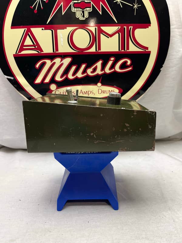 Electro-Harmonix Sovtek Green Russian Small Stone Phaser Phase Shifter phasor Pedal - large chassis - missing battery cover - Image 6