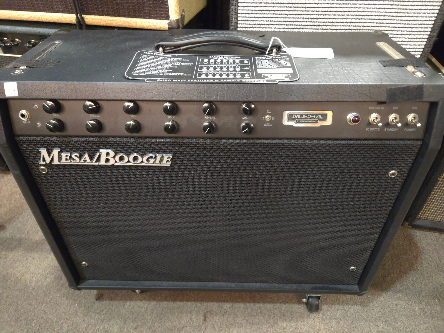 Mesa Boogie F-100 2-Channel 100-Watt 2x12" Guitar Combo 2002 - 2006 - Local Pickup Only