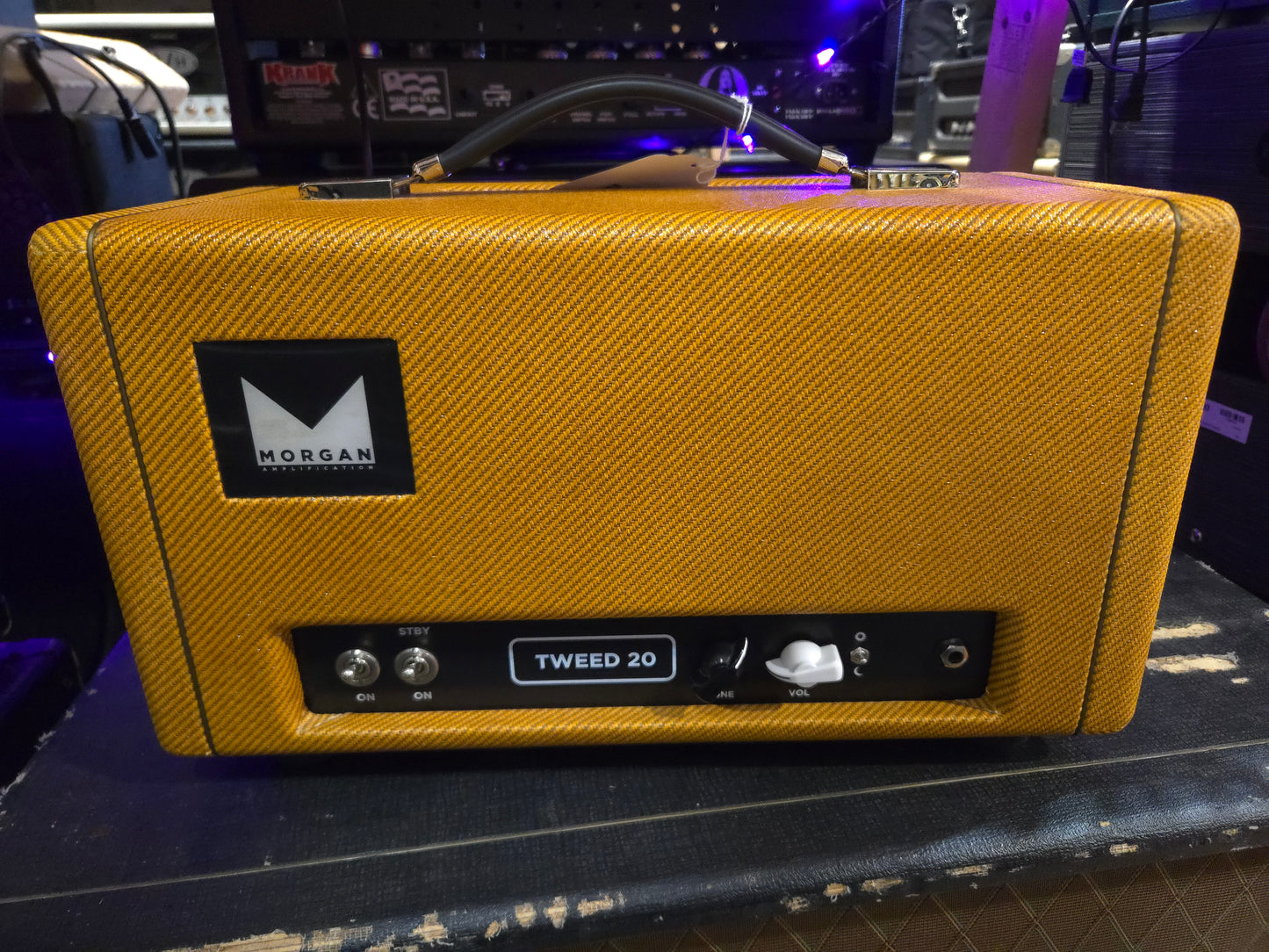 Morgan Amplification Tweed 20 20-Watt Guitar Amp Head 2020s - Tweed - Local Pickup Only