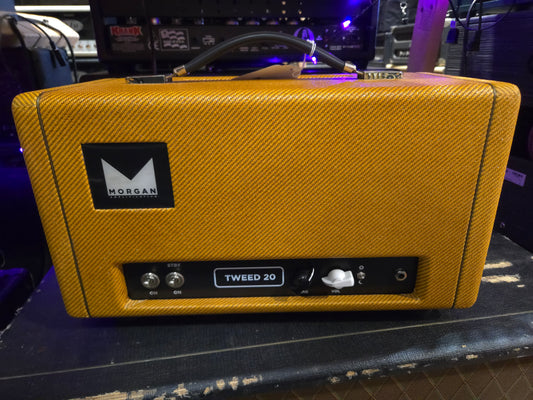 Morgan Amplification Tweed 20 20-Watt Guitar Amp Head 2020s - Tweed - Local Pickup Only