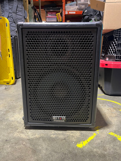 Wayne Jones Audio WJBP Bass Stereo Valve Pre-Amp + WJ1x10 Powered Speaker with Power Supply