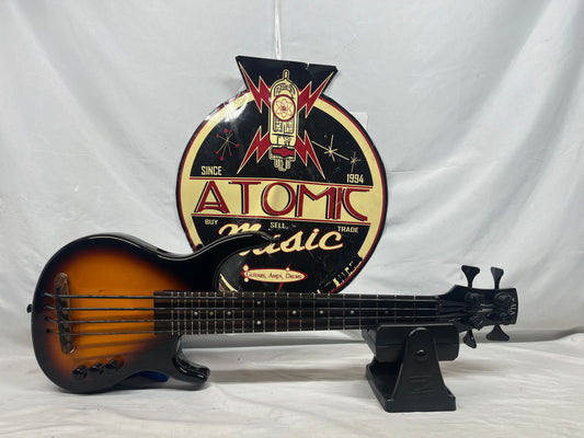 Kala UBass SUB4FS Doublecut 4-String Electric Ukulele Bass - Sunburst
