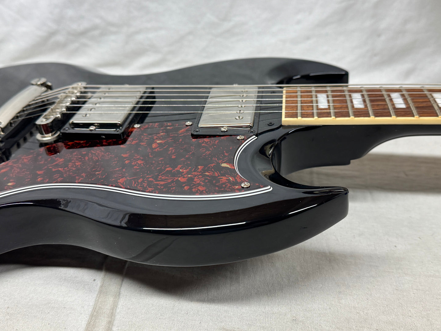 Gibson SESCE19EBNH3 CME Exclusive SG Standard Guitar with Case 2020 - Ebony / Black