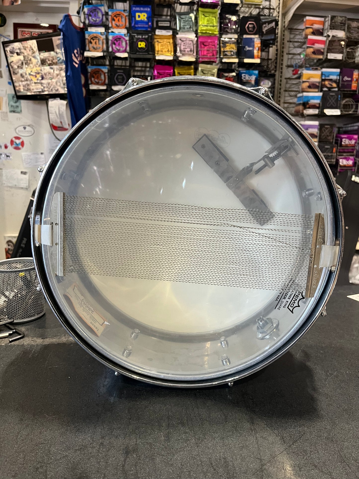 Gretsch Model 4160 Snare Drum Chrome Over Brass 14"x6"
