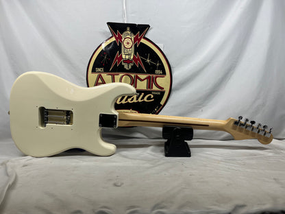 Fender Standard Stratocaster Strat Left Handed Lefty Electric Guitar - Arctic White