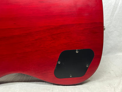 Squier Master Series Chambered Telecaster Electric Guitar 2005 - Crimson Red Transparent